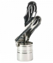 Флюгер с теплоизоляцией нерж/нерж для дымохода AISI 304 (0,5 мм)